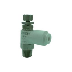 チヨダ ファイブSUSスピードコントローラα白メーターイン4mm・R1/8 FS4R-01SCW-I