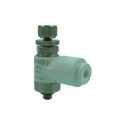 チヨダ ファイブSUSスピードコントローラα白メーターアウト6mm・M5 FS6R-M5SCW-O