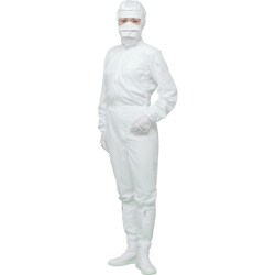 FX121C-01-3L [Linet 着用快適クリーンスーツ ホワイト 3L]