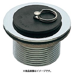 H21-50 [SANEI ゴム栓付風呂栓　ネジ付　1個]