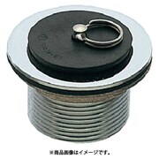 H21-50 [SANEI ゴム栓付風呂栓　ネジ付　1個]