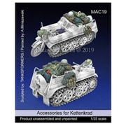 MAC19 WWII 独 ケッテンクラート用積載アクセサリーセット [1/35スケール レジン製パーツ]