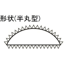 ヨドバシ.com - ツボサン HAS05-03 [ツボサン プロヤスリ 舟型 半丸