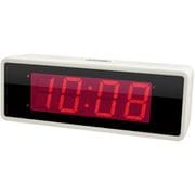 誠時 デジタルLED置き時計 シスコMホワイト LED-111WH