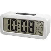 誠時 デジタル置き時計 クロル ホワイト LCD-007WH