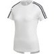 FSE60 [W CORE D2M 半袖Tシャツ 3ストライプス WHT/BLK J/M]