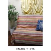 日用雑貨品 ISAP4161 ニジイロベッドカバー S A.ORANGE チャイハネ