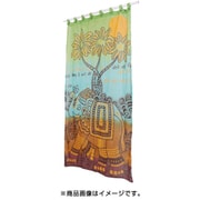 カーテン ISAP2272 ケララCN178 1P B.BROWN チャイハネ