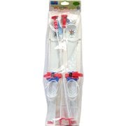SNOWKIDS NB Jrプラスキー80cm 701 レッド・ブルー 95×800mm [スキー 板用アクセサリー]
