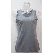 Wsボーダータンクトップ H-131 LGY×H.GRY L.グレー Lサイズ [アウトドア ノースリーブ レディース]