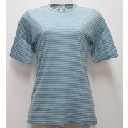 Ws ボーダーショートTシャツ I 132 ターコイズ×ダークグレー Mサイズ [アウトドア カットソー レディース]