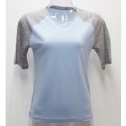 Ws 2トーンショートTシャツ I 332 ライトブルー×グレー Mサイズ [アウトドア カットソー レディース]