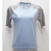 Ws 2トーンショートTシャツ I 332 ライトブルー×グレー Sサイズ [アウトドア カットソー レディース]