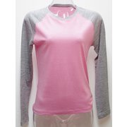 Ws 2トーンロングTシャツ I 335 ローズ×グレー Lサイズ [アウトドア カットソー レディース]