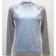 Ws 2トーンロングTシャツ I 335 ライトブルー×グレー LLサイズ [アウトドア カットソー レディース]