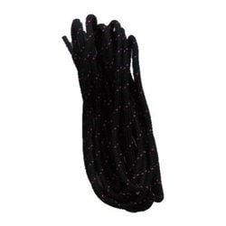 Shoelace R-1801 ブラック×ピンク 140cm 2本入り [アウトドアシューズ 靴紐]