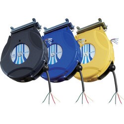 日平 リール リモコンリール 8m 4芯 スイッチ無し HCP-804-Y