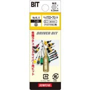 サンフラッグ 差替ドライバー用ヘックスローブビット T-8HX30 HL-8
