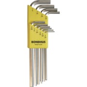 HLX10B [ボンダス 六角L-レンチ ロング メッキ インチ セット10本組(1/16-1/4)]