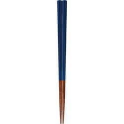 八角陶彩 群青 22.5cm