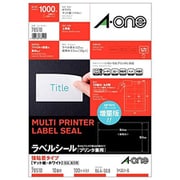 ラベルシール プリンタ兼用 強粘着タイプ A4 10面 100シート入 78510