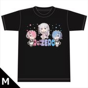 OVA Re：ゼロから始める異世界生活 Memory Snow Tシャツ エミリア&レム&ラム Mサイズ [キャラクターグッズ]