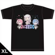 OVA Re：ゼロから始める異世界生活 Memory Snow Tシャツ エミリア&レム&ラム XLサイズ [キャラクターグッズ]