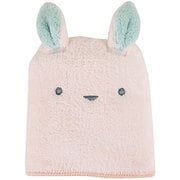 吸水アニマル フェイスタオル ウサギ