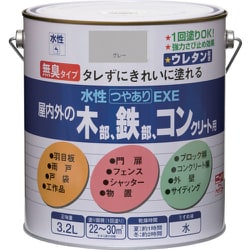 HSU105-3.2 [ニッペ 水性つやありEXE 3.2L グレー]