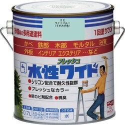 HTA107-0.7 [ニッペ 水性フレッシュワイド 0.7L ライトブルー]
