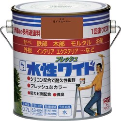 HTA108-0.7 [ニッペ 水性フレッシュワイド 0.7L ライトカーキー]