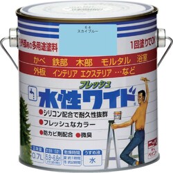 HTA144-0.7 [ニッペ 水性フレッシュワイド 0.7L スカイブルー]