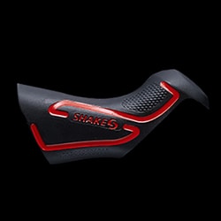 ロードバイク用ブラケットフード ソフトタイプ レッド SH-91/80S-RE02