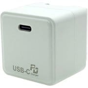 USB急速充電器 キューブ型 最大出力18W USB PD(パワーデリバリー)対応 ホワイト FUSB-ACPD3WH