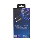 イルミネーションケーブル TYPE-C BL CK-CC01BL