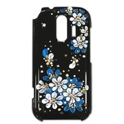 ラブリーブラックカバケース らくらくスマートフォン me F-01L BL [MAKIYOKI Hand painting smartphone case]
