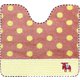 トイレマット水玉55×60PK 451-24328-3199
