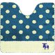 トイレマット水玉55×60BL 451-24328-7399