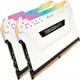 DDR4 3200MHz 16GB 2 x 288 DIMM Unbuffered 16-18-18-36 Vengeance RGB PRO White CMW16GX4M2C3200C16W