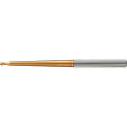 ユニオンツール 超硬エンドミルテーパネックボールR2.0×TN角1°30 HTNB2040-800-3
