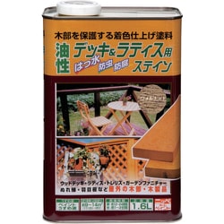 HUH006-1.6 [ニッペ 油性デッキ&ラティス 1.6L ウォルナット]
