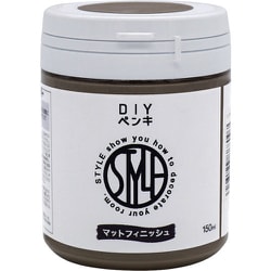 HUM314-150 [ニッペ 水性つや消し塗料DIYペンキ 150ML こび茶]