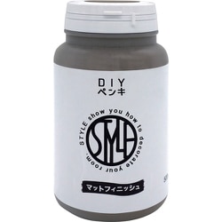 HUM314-500 [ニッペ 水性つや消し塗料DIYペンキ 500ML こび茶]