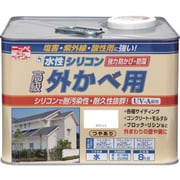 HWB101-8 [ニッペ 水性シリコン外かべ用 8kg ホワイト]