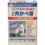 HWB107-16 [ニッペ 水性シリコン外かべ用 16kg アートレッド]