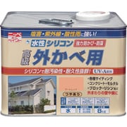HWB107-8 [ニッペ 水性シリコン外かべ用 8kg アートレッド]