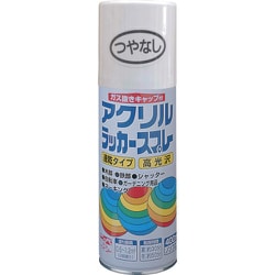 HWE002-400 [ニッペ アクリルラッカースプレー 400ml つやなしホワイト]