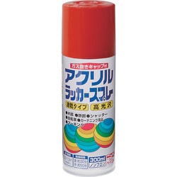 HWE009-300 [ニッペ アクリルラッカースプレー 300ml レッド]