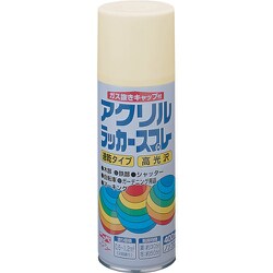 HWE019-400 [ニッペ アクリルラッカースプレー 400ml アイボリー]