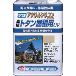 HXQ108-14 [ニッペ 水性トタン屋根用UV 14L クリーム]